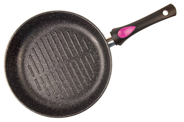 istock New black grill pan with plastic handles isolated on white background 2182743105