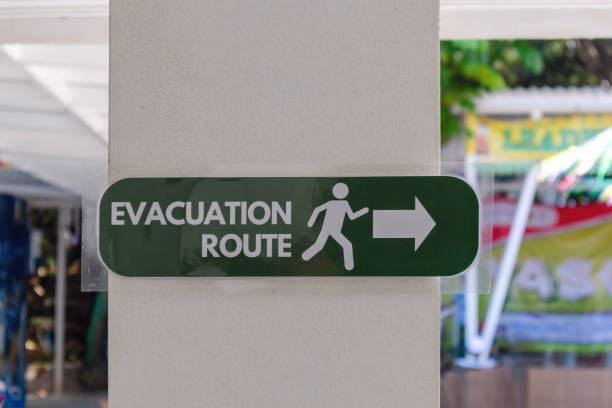 Close up image of a outdoor sign for the emergency department of a hospital.