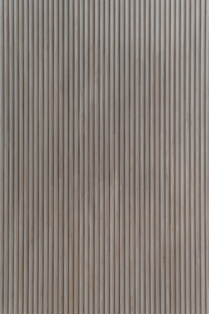 istock Wooden fluted panel, wooden wall, wood texture with natural patterns 2182764478