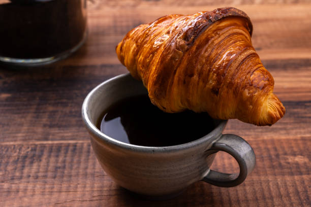 istock Coffee and croissants 2182768854