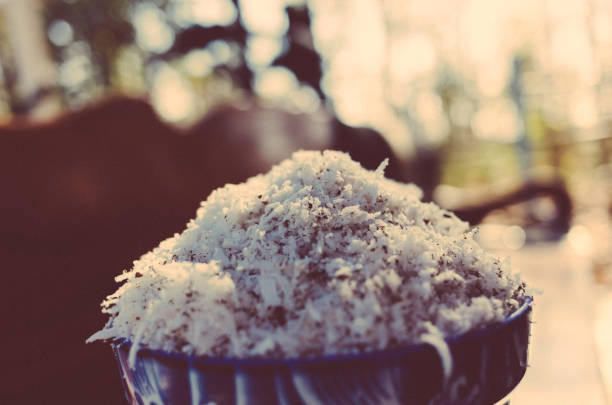 coconut in bowl