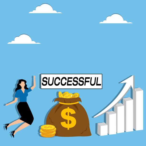 istock Businesswoman delighted with successful investment 2182789183