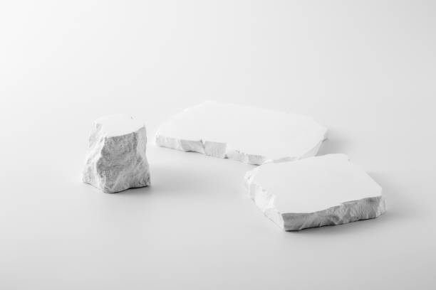 istock White cracked concrete slab on white background 2182790582