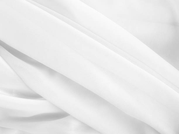 istock Background fabric white cloth cotton sheet silk material texture satin pattern fashion abstract shape space mockup beautiful textile luxury ripples wallpaper smooth vintage canvas elegance wall. 2182795045