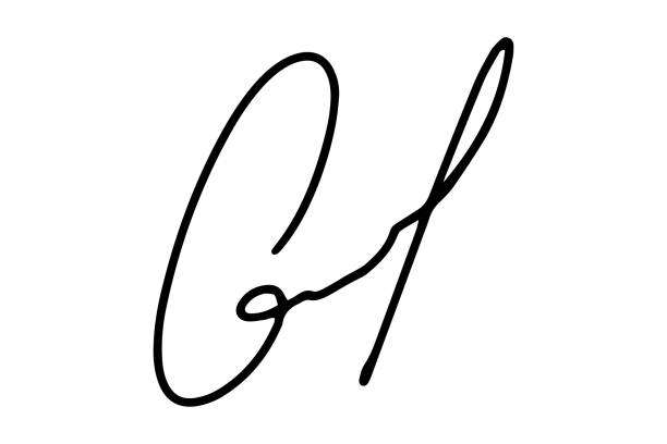 istock Fake hand drawn autographs . Handwritten signature scribble for business certificate or letter. 2182797089