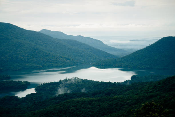 Big Anjunem Lake in the Goa tropics