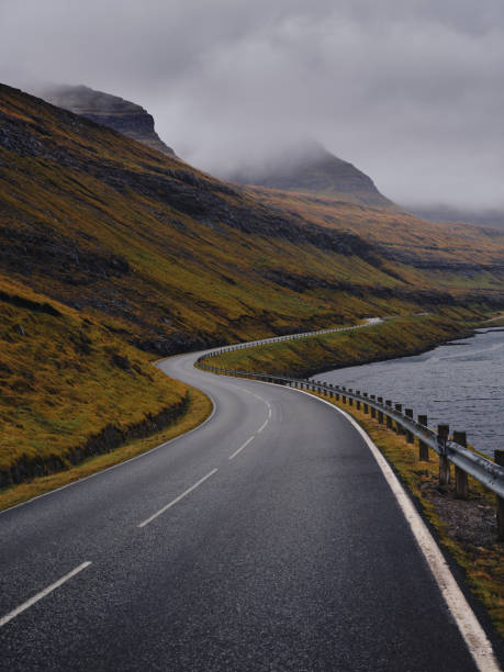 istock Coastal road at Faroe Islands. 2182808971