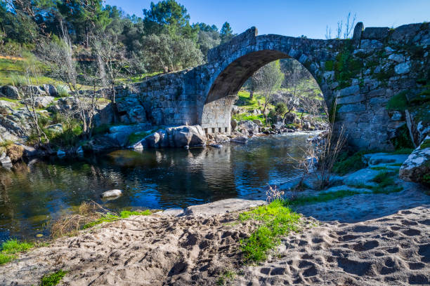 istock Roman bridge over river Tietar 2182811439