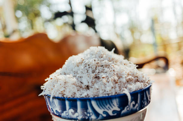 coconut in bowl