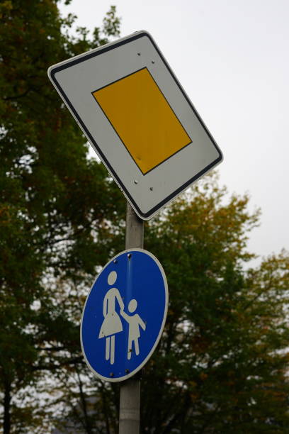 istock Road Sign on Street 2182815083