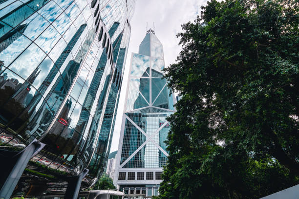 istock Modern skyscrapers in Hong Kong 2182816175