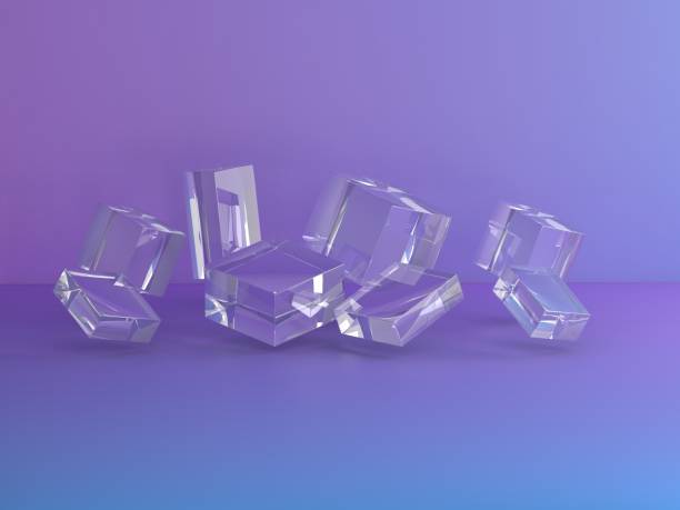 istock Product background podium glass cube 2182816283
