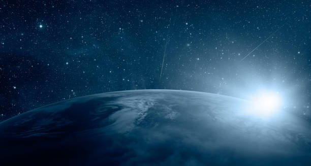 istock Planet Earth with a spectacular sunset 2182821880