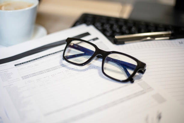 istock Office supplies on desk 2182834977