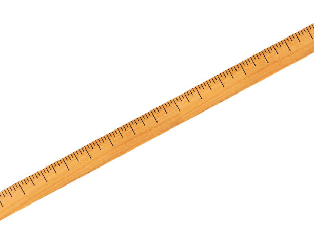 istock XL Wooden Ruler with Path isolated 2182836351