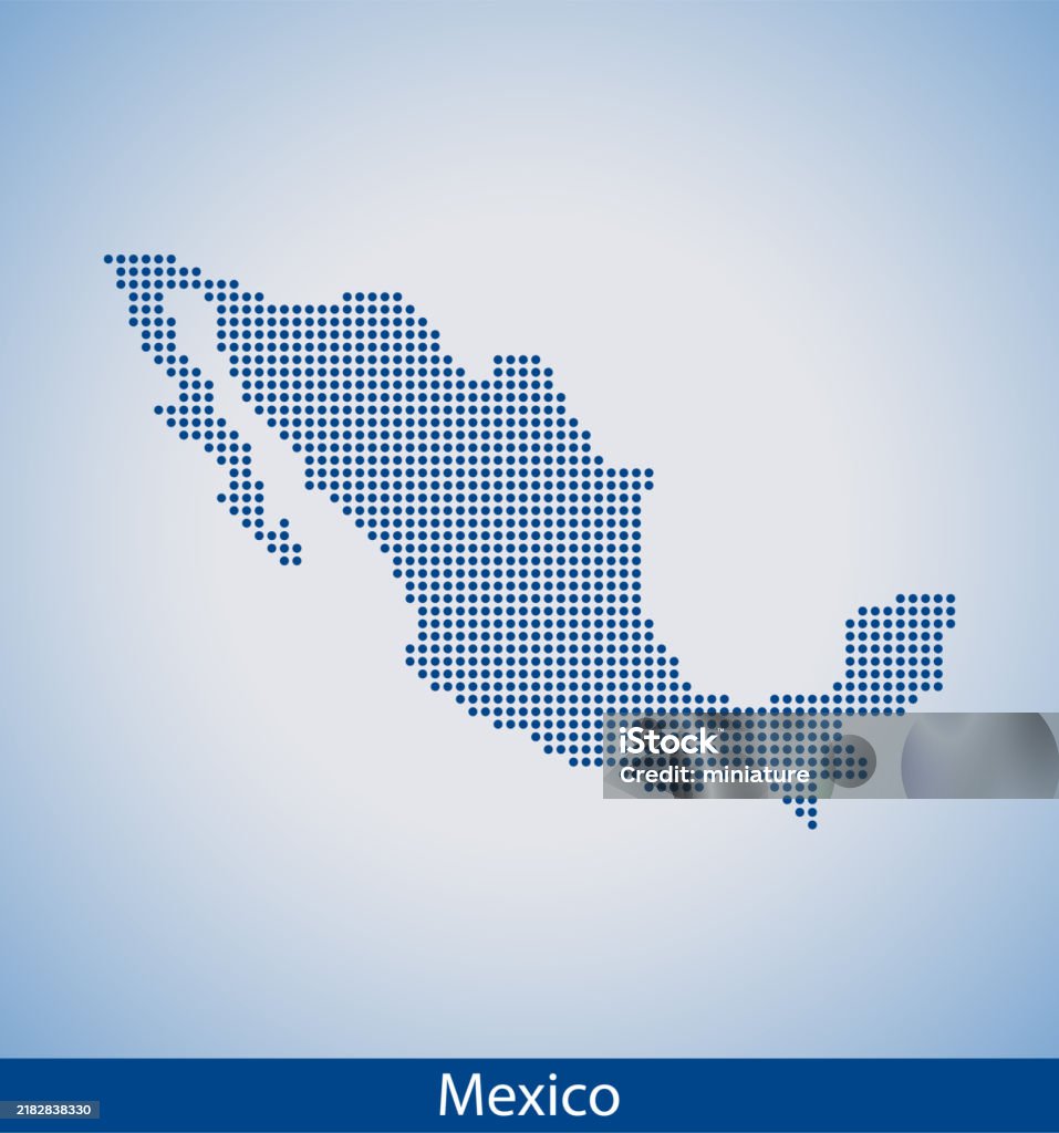 Mexico Abstract Map Mexico Map Stock Illustration - Download Image Now - Abstract, Art ...
