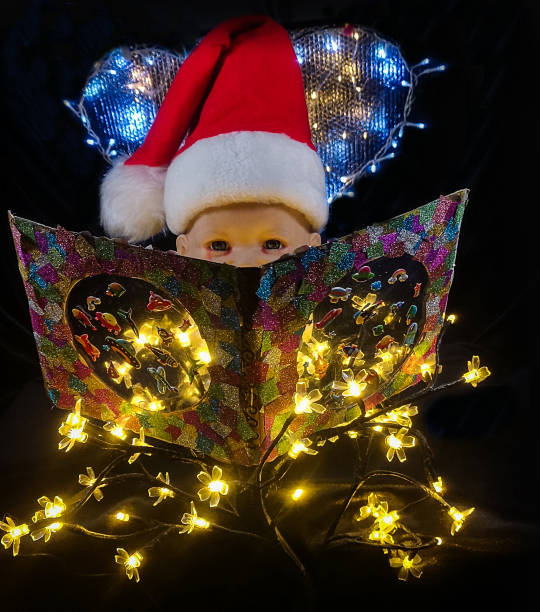 istock Metaphorical installation with a doll about plans for the New Year 2182845115