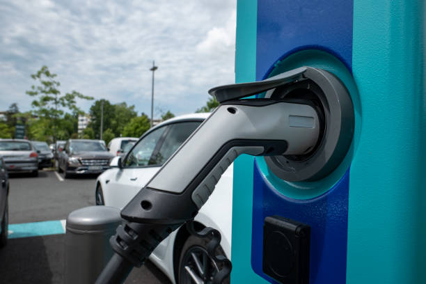 istock Electric car service station 2182845980