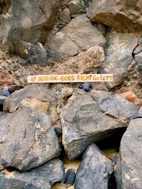 istock Inspirational Sign on Rocky Background 2182856024