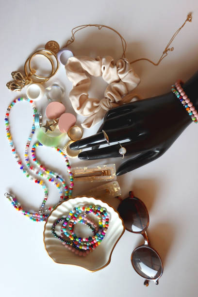 istock Hand Figurine, Various Jewelry And Accessories 2182857945