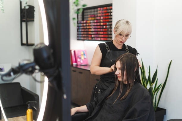 istock Professional Haircutting in Action 2182867302