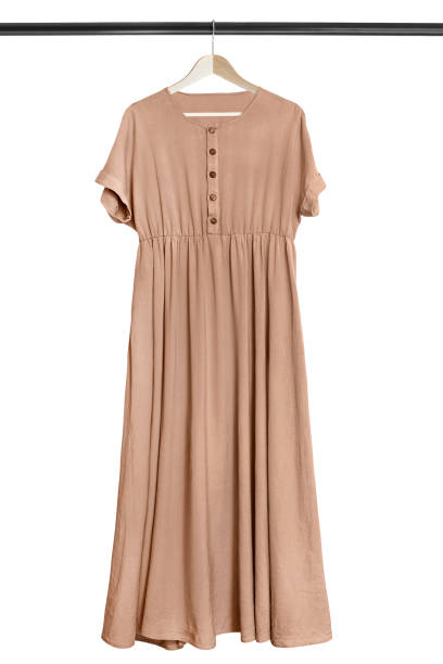 istock Dress on hanger isolated 2182871241