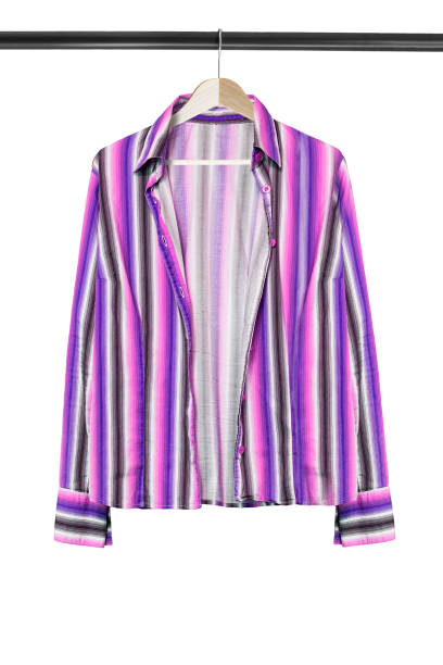 Shirt on hanger isolated