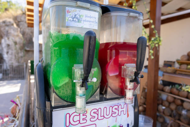 Slush machines in street