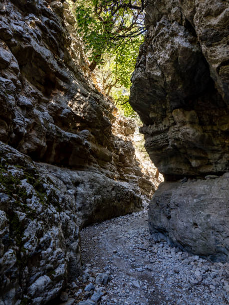 istock Pathway at Imbros Gorge, Crete Island, Greece 2182874897