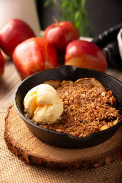 istock Apple Oat Crumble homemade recipe 2182878712