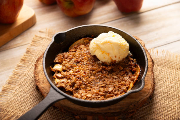 istock homemade Apple Oat Crumble 2182878977