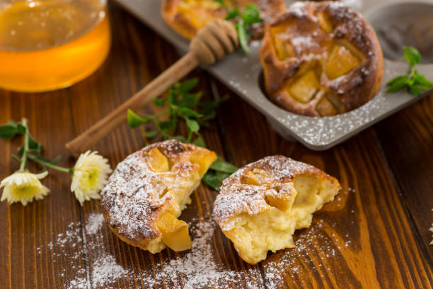 istock cooked cottage cheese muffins with quince and honey 2182879280
