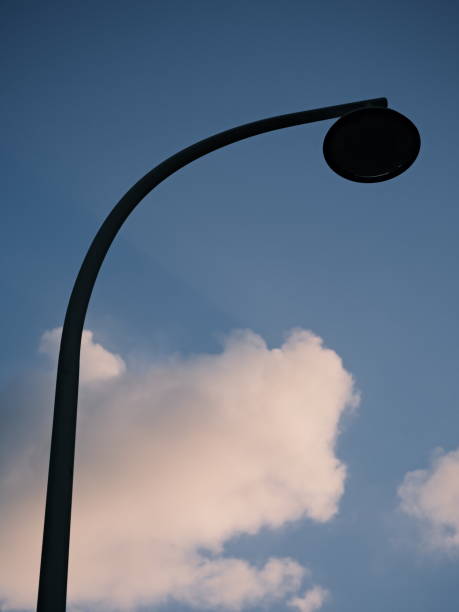 istock Street lamp with cloud and blue sky on the back 2182882871
