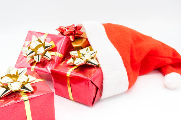 santa claus with gifts