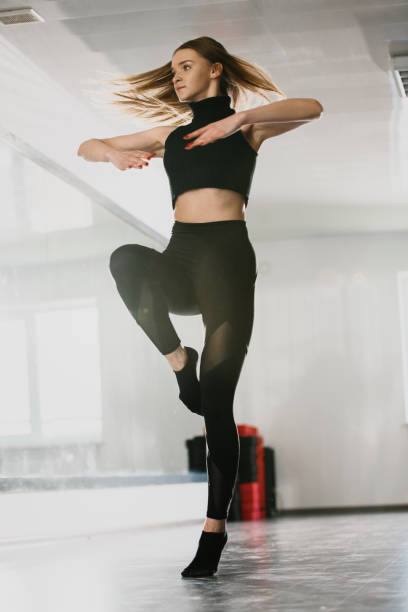 istock Dynamic Spin of a Contemporary Dance Artist 2182886365