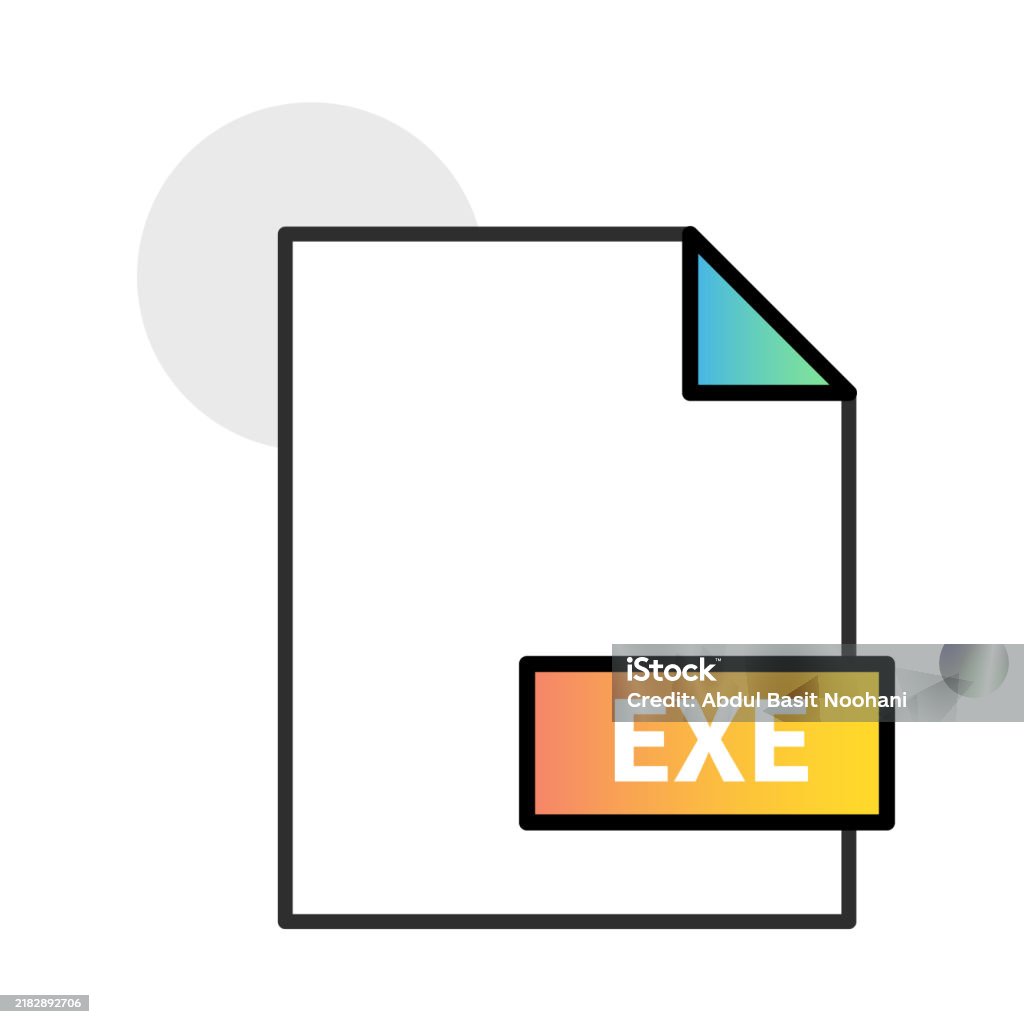 Executable File Software Program Exe File Application Stock ...