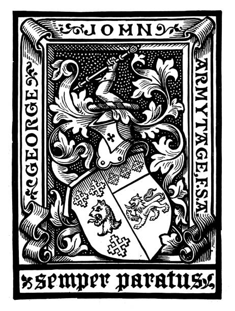 istock Heraldry coat of arms emblem: George John Armytage 2182901155