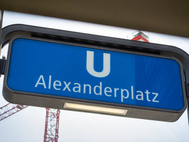 Alexanderplatz Underground Station Sign of the U-Bahn