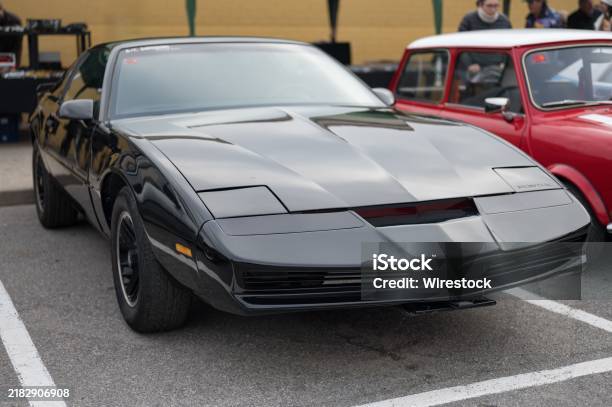 1982 Pontiac Firebird Trans Am Kitt With The Red Front Talking Light And Folding License Plate Stock Photo - Download Image Now
