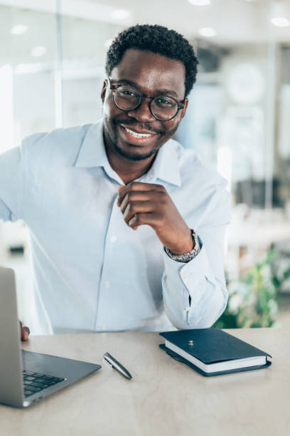 istock Confident businessman in his office 2182908567