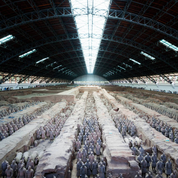 istock The Terracotta Army in Xi'an, China 2182912523