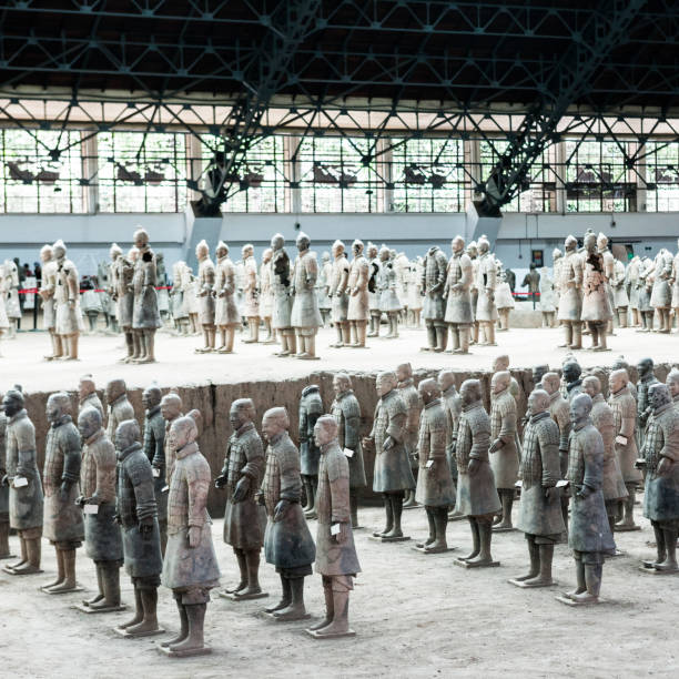 The Terracotta Army in Xi'an, China.