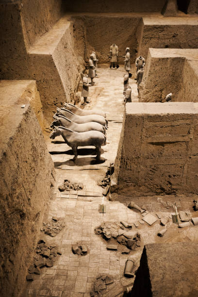 The Terracotta Army in Xi'an, China.