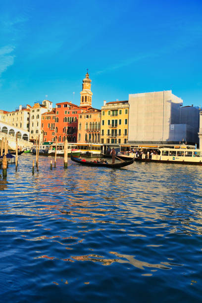 Canal Grande and Rialto Bridge in Venice, Italy