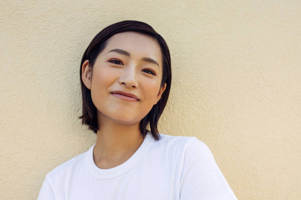 istock Woman Smiling Joyfully in a Close-Up Portrait 2182914321