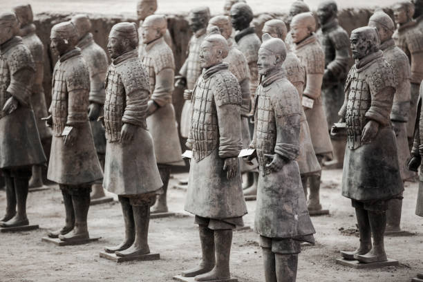 The Terracotta Army in Xi'an, China.