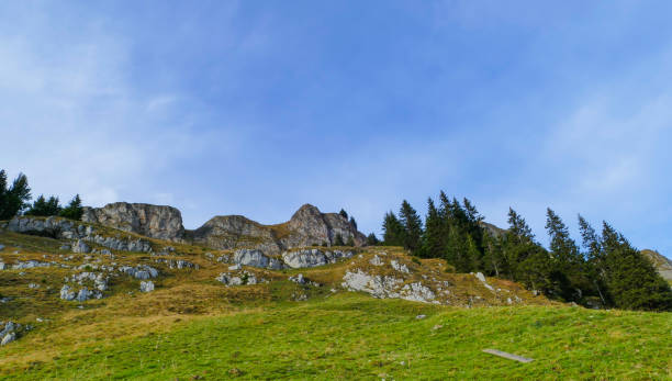 istock Rocks of Mountain Rotwand Germany under blue Sky 2182916135