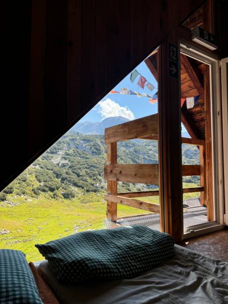 istock Austrian Alps, Gueshouse view 2182924357