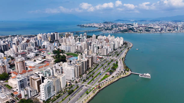 istock Florianopolis Skyline At Florianopolis In Santa Catarina Brazil. 2182924411
