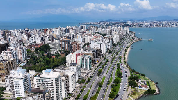 istock Florianopolis Skyline At Florianopolis In Santa Catarina Brazil. 2182924429
